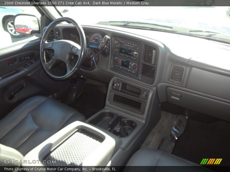 Dark Blue Metallic / Medium Gray 2006 Chevrolet Silverado 1500 Z71 Crew Cab 4x4