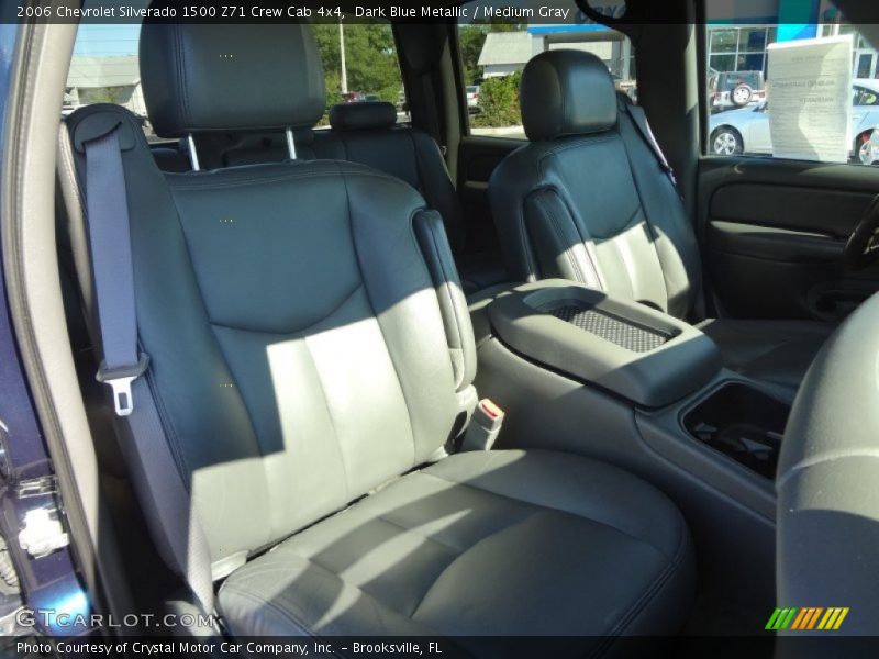 Dark Blue Metallic / Medium Gray 2006 Chevrolet Silverado 1500 Z71 Crew Cab 4x4