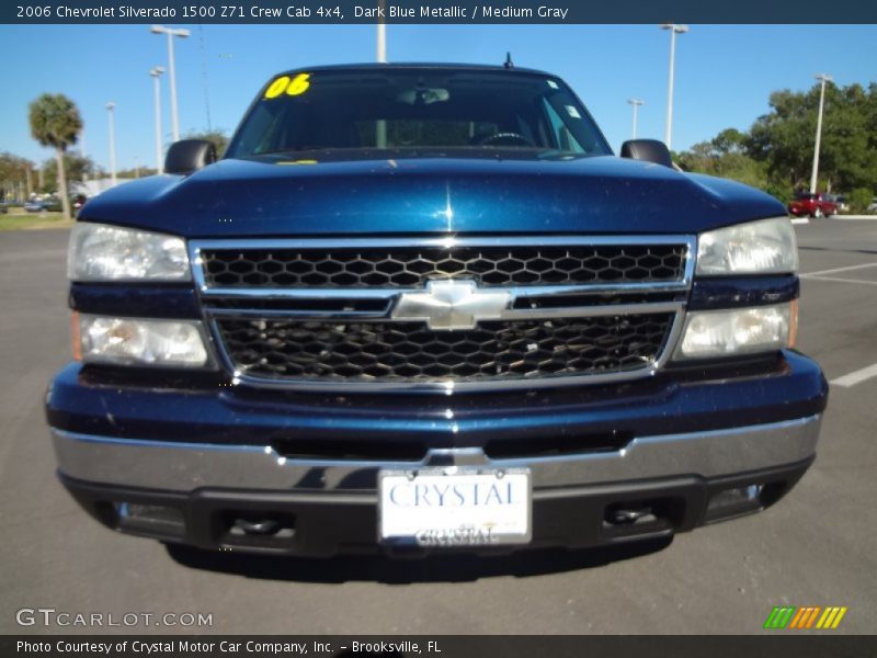 Dark Blue Metallic / Medium Gray 2006 Chevrolet Silverado 1500 Z71 Crew Cab 4x4