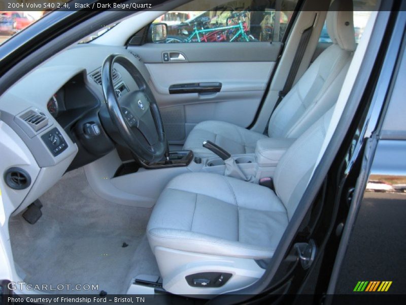 Black / Dark Beige/Quartz 2004 Volvo S40 2.4i