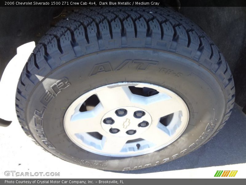Dark Blue Metallic / Medium Gray 2006 Chevrolet Silverado 1500 Z71 Crew Cab 4x4