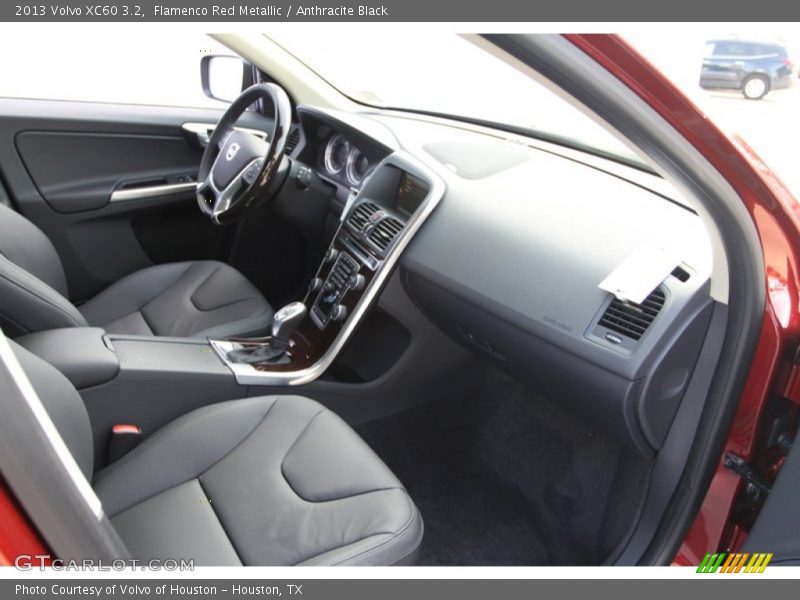 Flamenco Red Metallic / Anthracite Black 2013 Volvo XC60 3.2