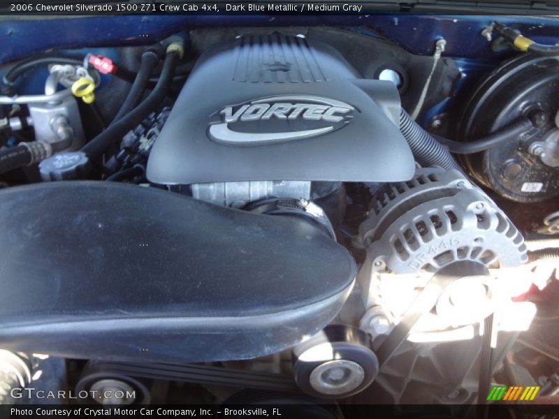 Dark Blue Metallic / Medium Gray 2006 Chevrolet Silverado 1500 Z71 Crew Cab 4x4