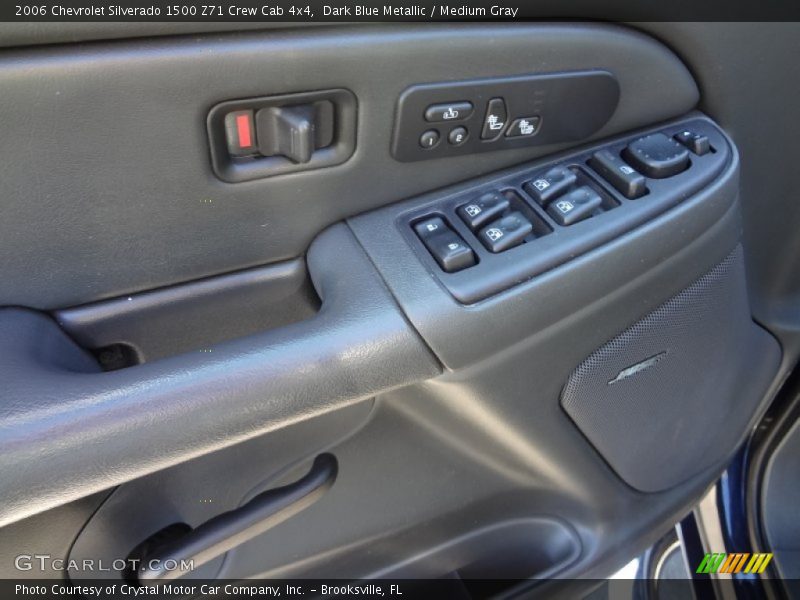 Dark Blue Metallic / Medium Gray 2006 Chevrolet Silverado 1500 Z71 Crew Cab 4x4