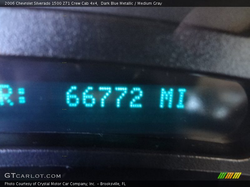 Dark Blue Metallic / Medium Gray 2006 Chevrolet Silverado 1500 Z71 Crew Cab 4x4