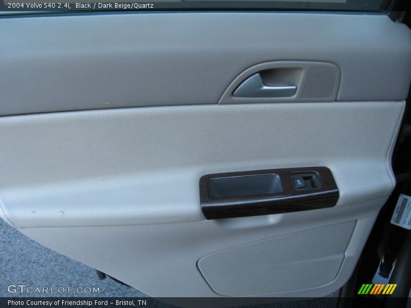 Black / Dark Beige/Quartz 2004 Volvo S40 2.4i