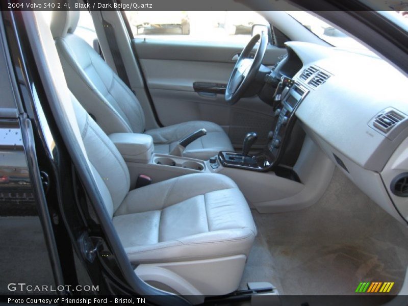 Black / Dark Beige/Quartz 2004 Volvo S40 2.4i