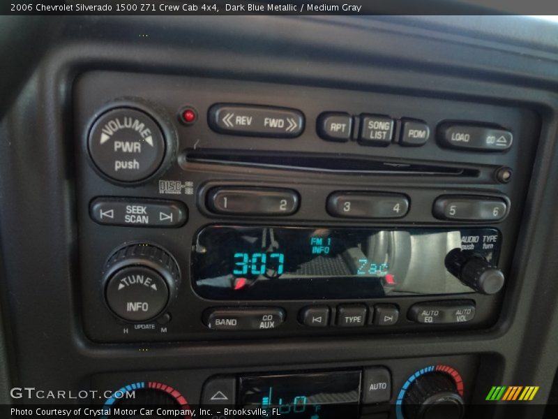 Dark Blue Metallic / Medium Gray 2006 Chevrolet Silverado 1500 Z71 Crew Cab 4x4