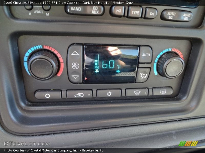 Dark Blue Metallic / Medium Gray 2006 Chevrolet Silverado 1500 Z71 Crew Cab 4x4