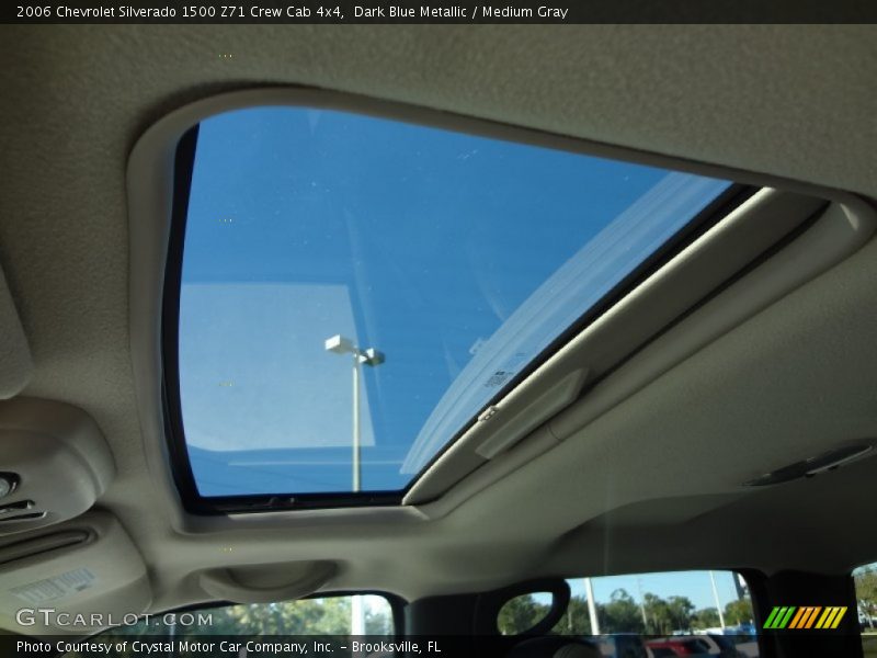 Dark Blue Metallic / Medium Gray 2006 Chevrolet Silverado 1500 Z71 Crew Cab 4x4