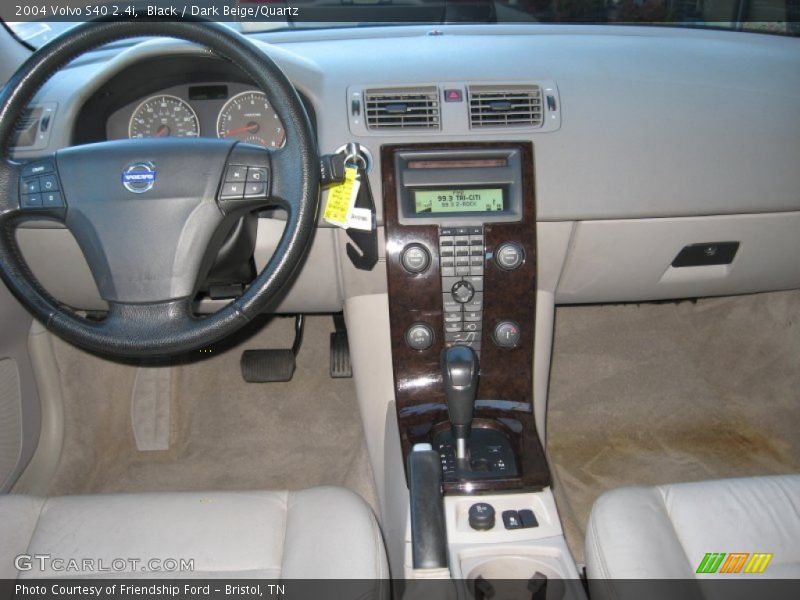 Black / Dark Beige/Quartz 2004 Volvo S40 2.4i