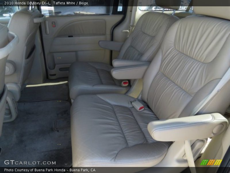 Taffeta White / Beige 2010 Honda Odyssey EX-L