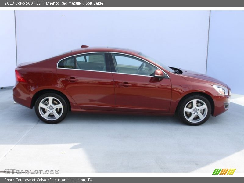 Flamenco Red Metallic / Soft Beige 2013 Volvo S60 T5