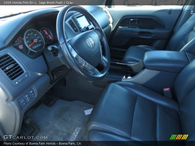 Sage Brush Pearl / Gray 2006 Honda Pilot EX-L