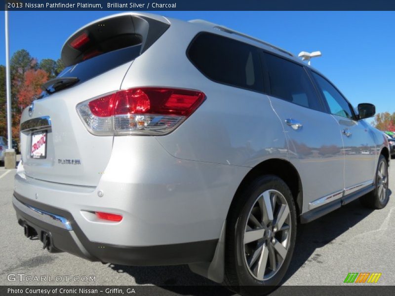 Brilliant Silver / Charcoal 2013 Nissan Pathfinder Platinum