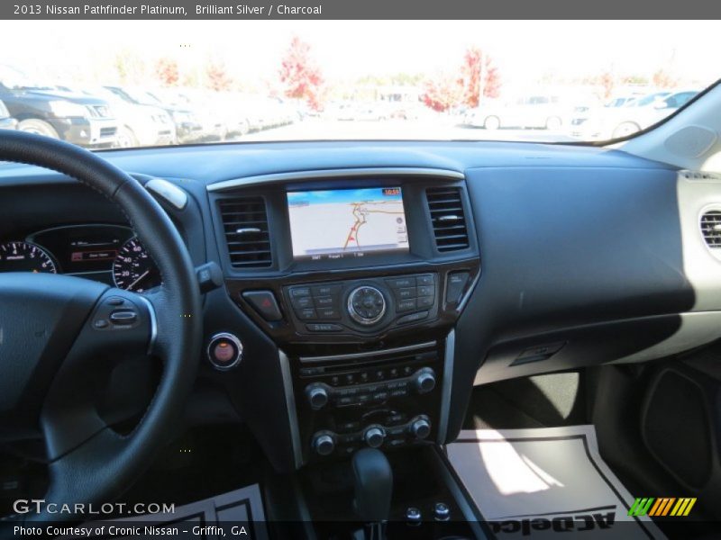 Brilliant Silver / Charcoal 2013 Nissan Pathfinder Platinum