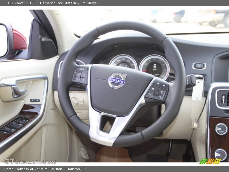 Flamenco Red Metallic / Soft Beige 2013 Volvo S60 T5