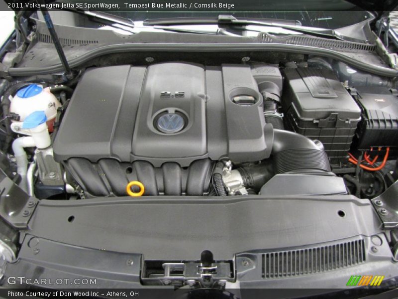 Tempest Blue Metallic / Cornsilk Beige 2011 Volkswagen Jetta SE SportWagen
