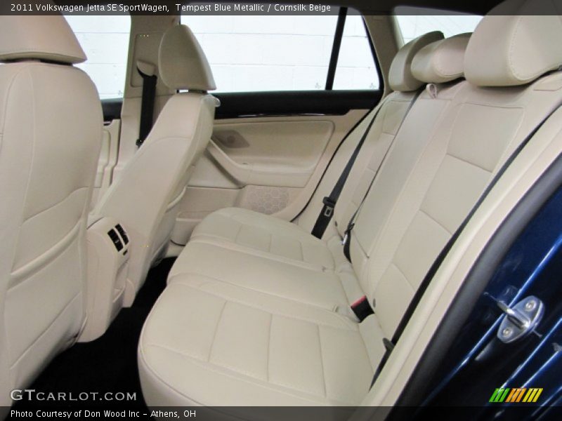 Tempest Blue Metallic / Cornsilk Beige 2011 Volkswagen Jetta SE SportWagen