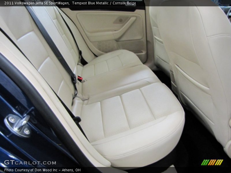 Tempest Blue Metallic / Cornsilk Beige 2011 Volkswagen Jetta SE SportWagen