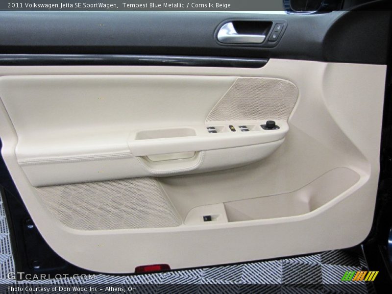 Tempest Blue Metallic / Cornsilk Beige 2011 Volkswagen Jetta SE SportWagen