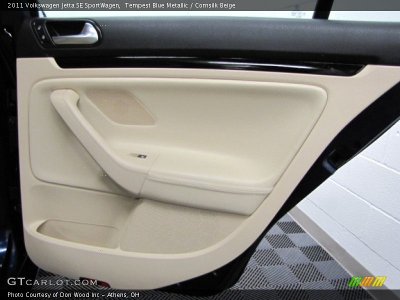 Tempest Blue Metallic / Cornsilk Beige 2011 Volkswagen Jetta SE SportWagen