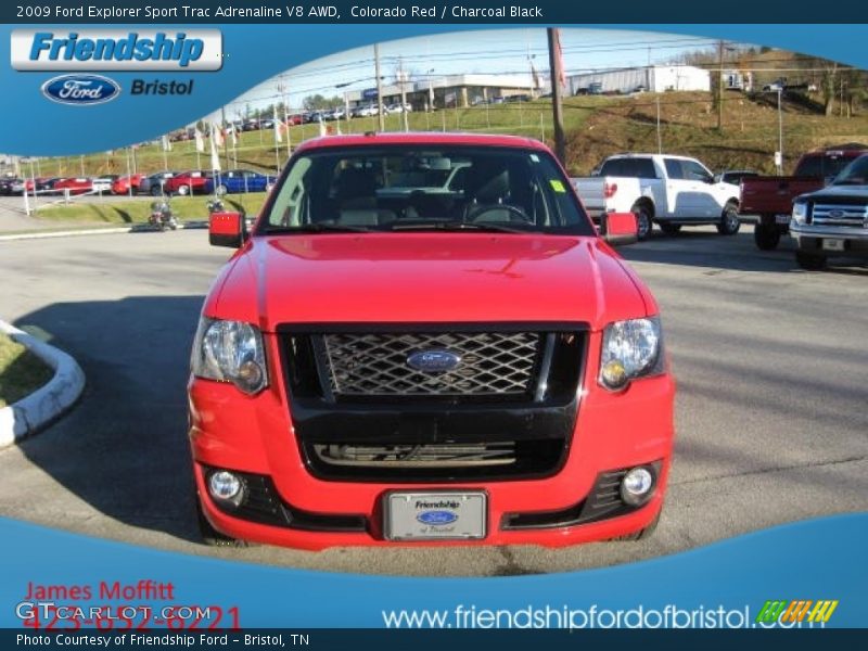 Colorado Red / Charcoal Black 2009 Ford Explorer Sport Trac Adrenaline V8 AWD