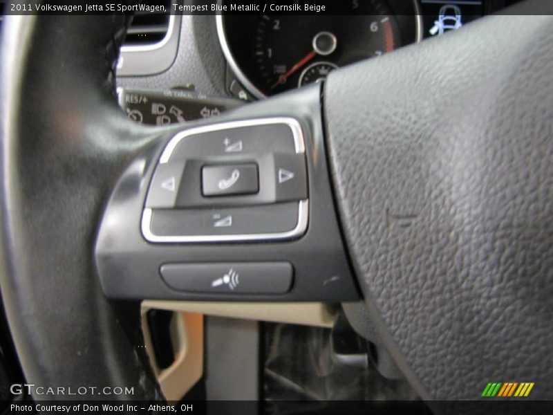 Tempest Blue Metallic / Cornsilk Beige 2011 Volkswagen Jetta SE SportWagen