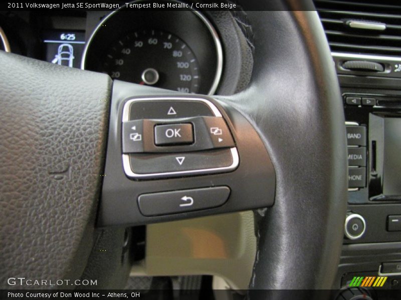 Tempest Blue Metallic / Cornsilk Beige 2011 Volkswagen Jetta SE SportWagen