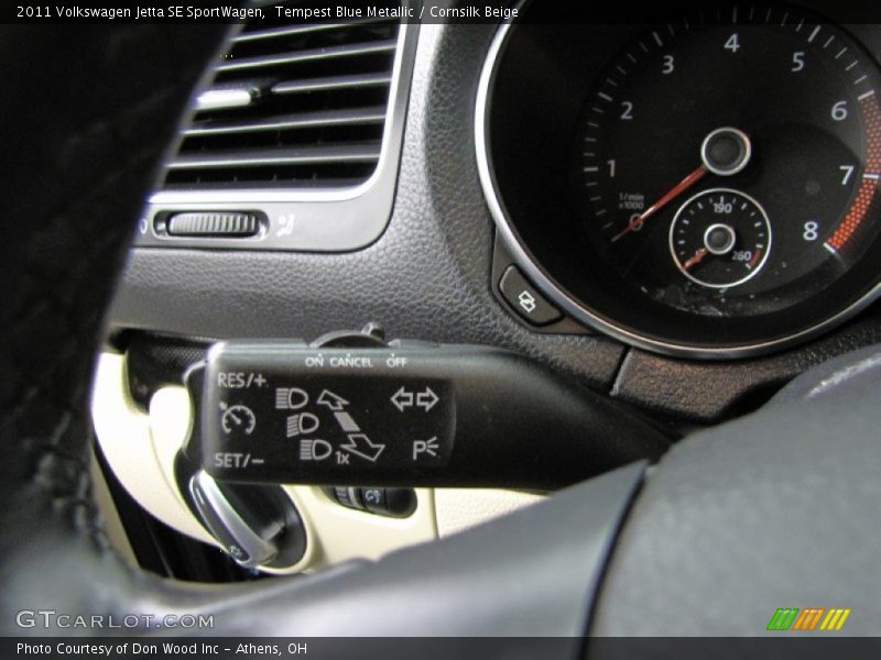 Tempest Blue Metallic / Cornsilk Beige 2011 Volkswagen Jetta SE SportWagen