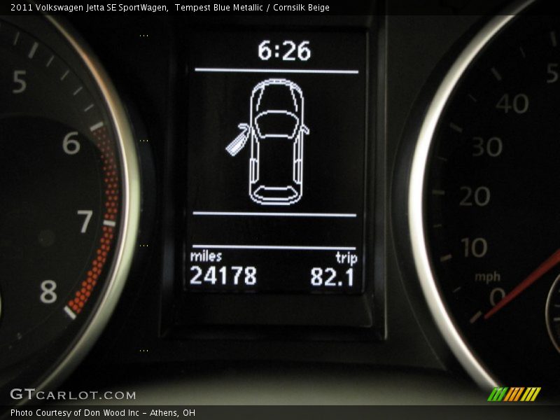 Tempest Blue Metallic / Cornsilk Beige 2011 Volkswagen Jetta SE SportWagen