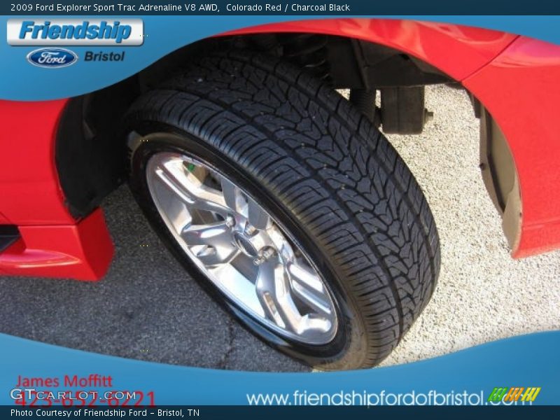 Colorado Red / Charcoal Black 2009 Ford Explorer Sport Trac Adrenaline V8 AWD