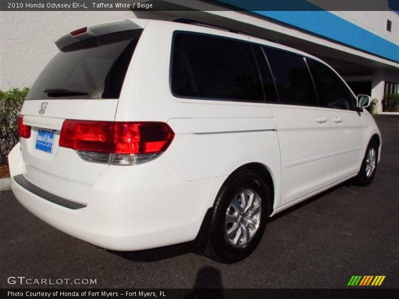 Taffeta White / Beige 2010 Honda Odyssey EX-L