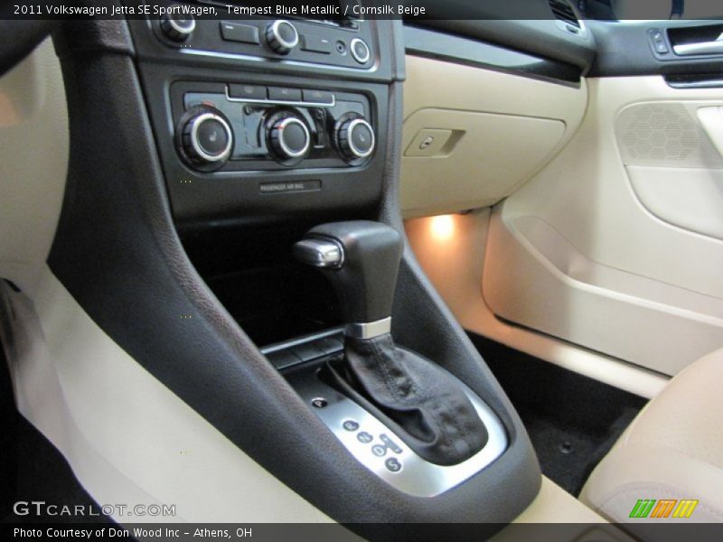 Tempest Blue Metallic / Cornsilk Beige 2011 Volkswagen Jetta SE SportWagen