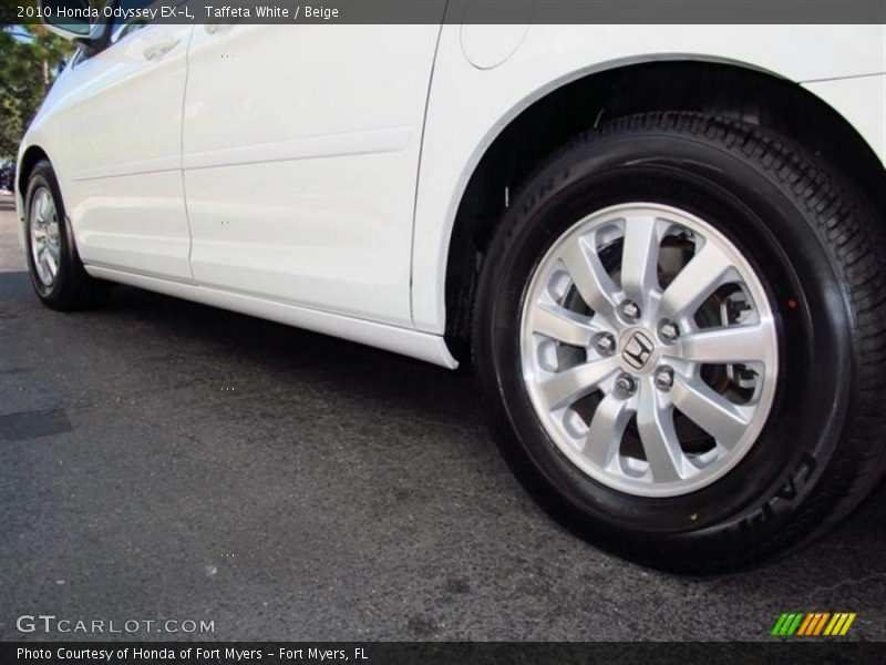 Taffeta White / Beige 2010 Honda Odyssey EX-L