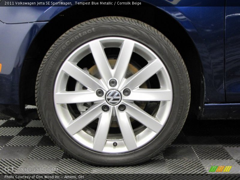 Tempest Blue Metallic / Cornsilk Beige 2011 Volkswagen Jetta SE SportWagen