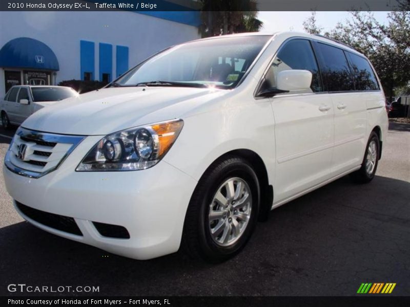 Taffeta White / Beige 2010 Honda Odyssey EX-L