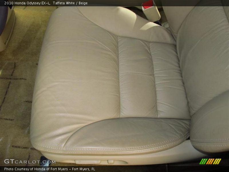 Taffeta White / Beige 2010 Honda Odyssey EX-L