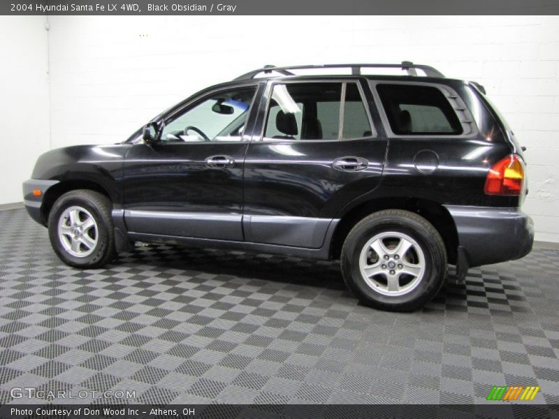 Black Obsidian / Gray 2004 Hyundai Santa Fe LX 4WD