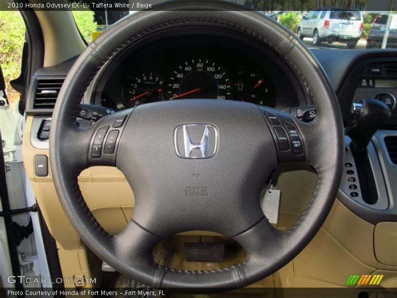 Taffeta White / Beige 2010 Honda Odyssey EX-L