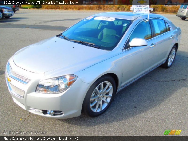 Silver Ice Metallic / Ebony 2012 Chevrolet Malibu LTZ