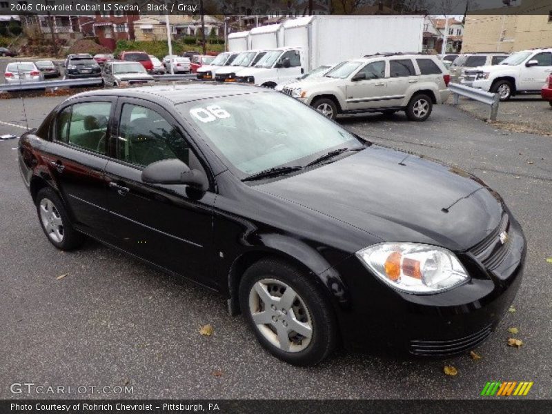 Black / Gray 2006 Chevrolet Cobalt LS Sedan