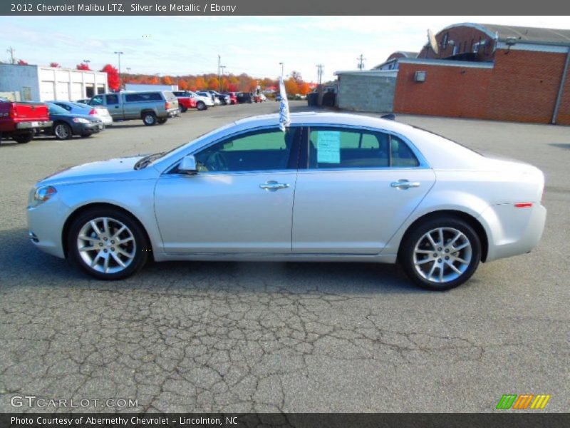 Silver Ice Metallic / Ebony 2012 Chevrolet Malibu LTZ