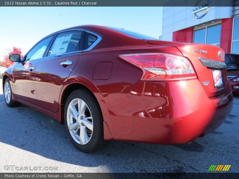 Cayenne Red / Charcoal 2013 Nissan Altima 2.5 SV