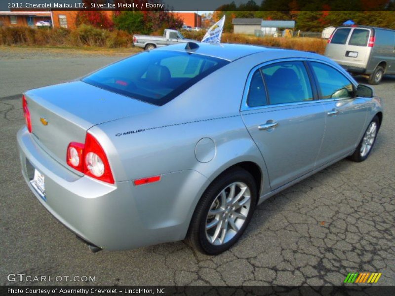 Silver Ice Metallic / Ebony 2012 Chevrolet Malibu LTZ