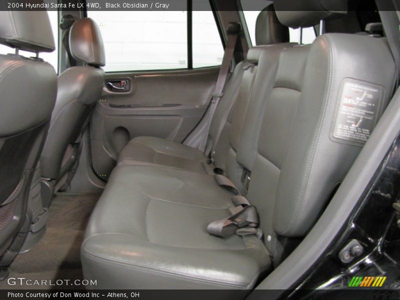 Black Obsidian / Gray 2004 Hyundai Santa Fe LX 4WD