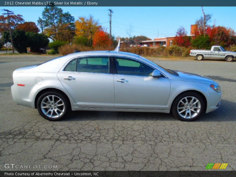 Silver Ice Metallic / Ebony 2012 Chevrolet Malibu LTZ