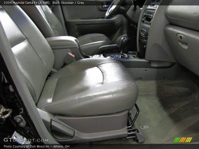 Black Obsidian / Gray 2004 Hyundai Santa Fe LX 4WD