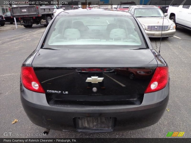 Black / Gray 2006 Chevrolet Cobalt LS Sedan