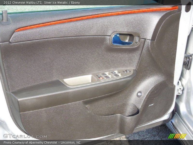 Silver Ice Metallic / Ebony 2012 Chevrolet Malibu LTZ
